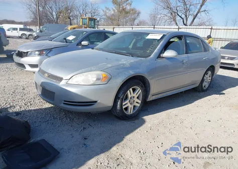 2012 Chevrolet Impala Lt из США, поврежденный, VIN 2G1WB5E38C1124572
